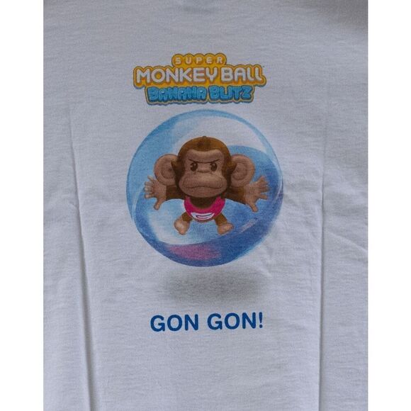 Vintage NWOT 2006 Super Monkey Ball Banana Blitz Sega Promo T-Shirt Size XL - Picture 4 of 7
